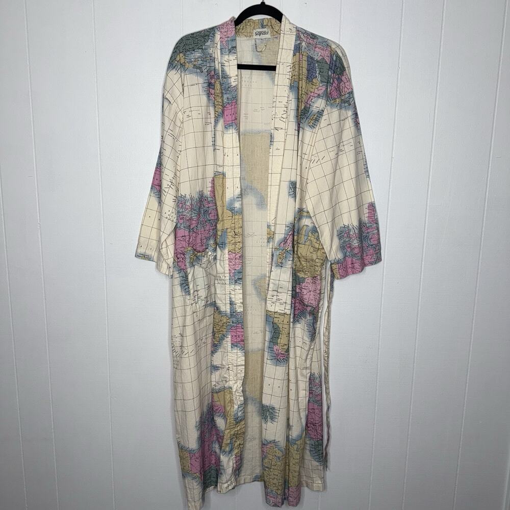 Exclusively For Signals World Map Globe Robe Size L/XL
